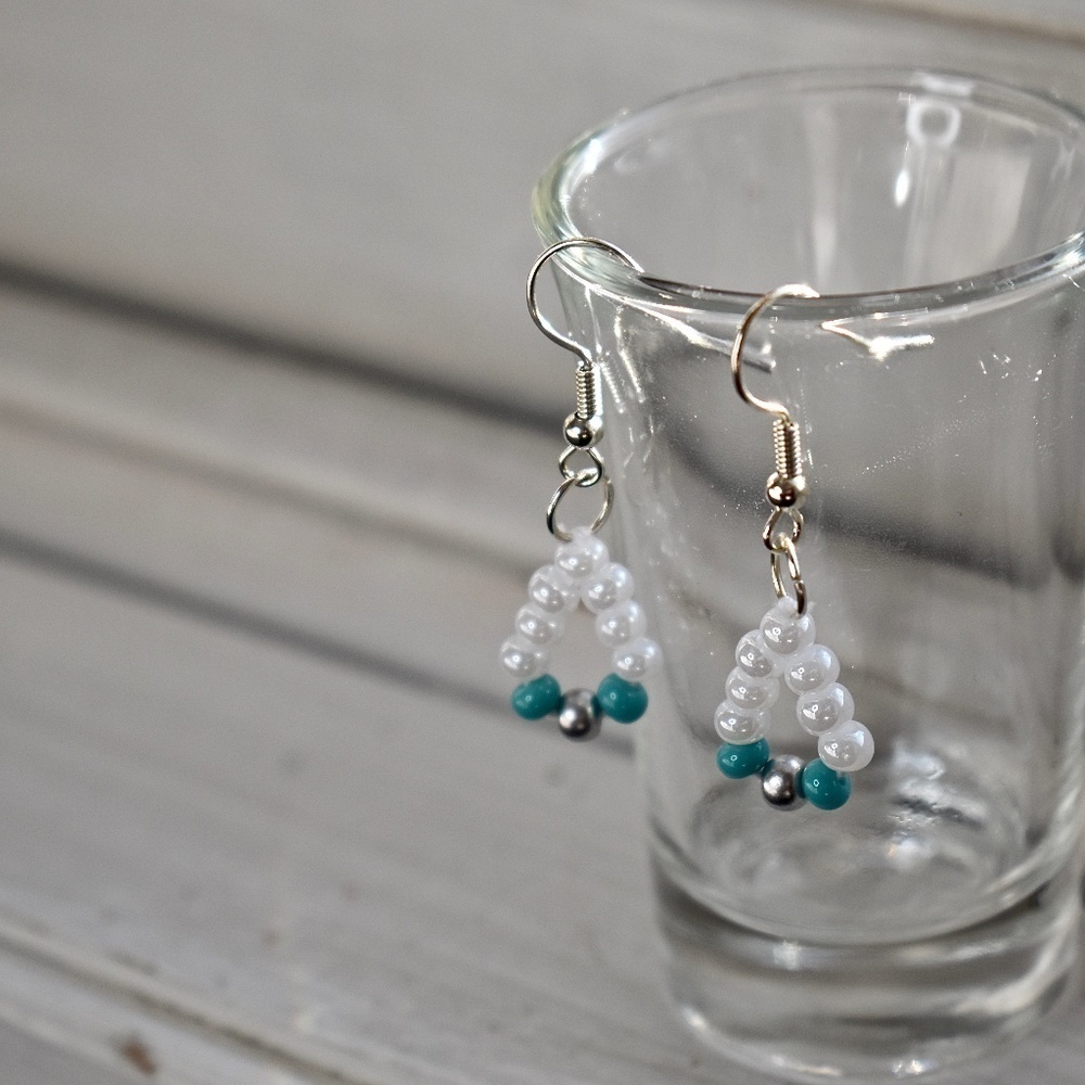 Handmade Preciosa Beaded Earrings‎